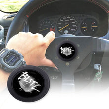 Load image into Gallery viewer, Brand New Universal Blitz Car Horn Button Black Steering Wheel Center Cap