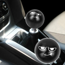 Load image into Gallery viewer, BRAND NEW UNIVERSAL JDM SMUG FACE Aluminum Black Round Ball Manual Gear Stick Shift Knob M8 M10 M12