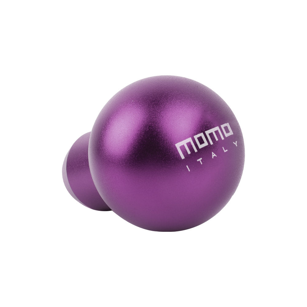 BRAND NEW UNIVERSAL MOMO Racing Universal Purple Aluminum Round Shift Knob Lever Knob M8 M10 M12