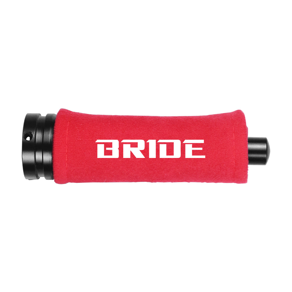 BRAND NEW UNIVERSAL JDM Bride Red Suede Car Handbrake Handle Cover Handle Racing