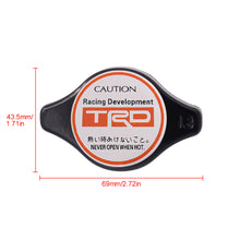 Load image into Gallery viewer, Brand New JDM 1.3bar 9mm TRD Black Racing Cap High Pressure Radiator Cap For Toyota