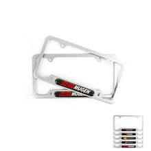 Load image into Gallery viewer, Brand New Universal 1PCS MUGEN Silver Metal License Plate Frame