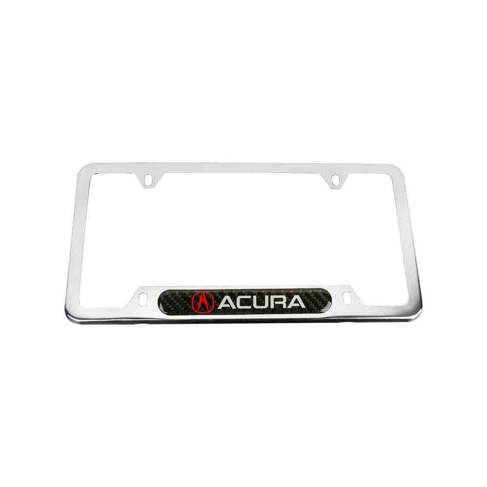 Brand New Universal 1PCS ACURA Chrome Metal License Plate Frame