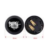 Brand New Universal Blitz Car Horn Button Black Steering Wheel Center Cap