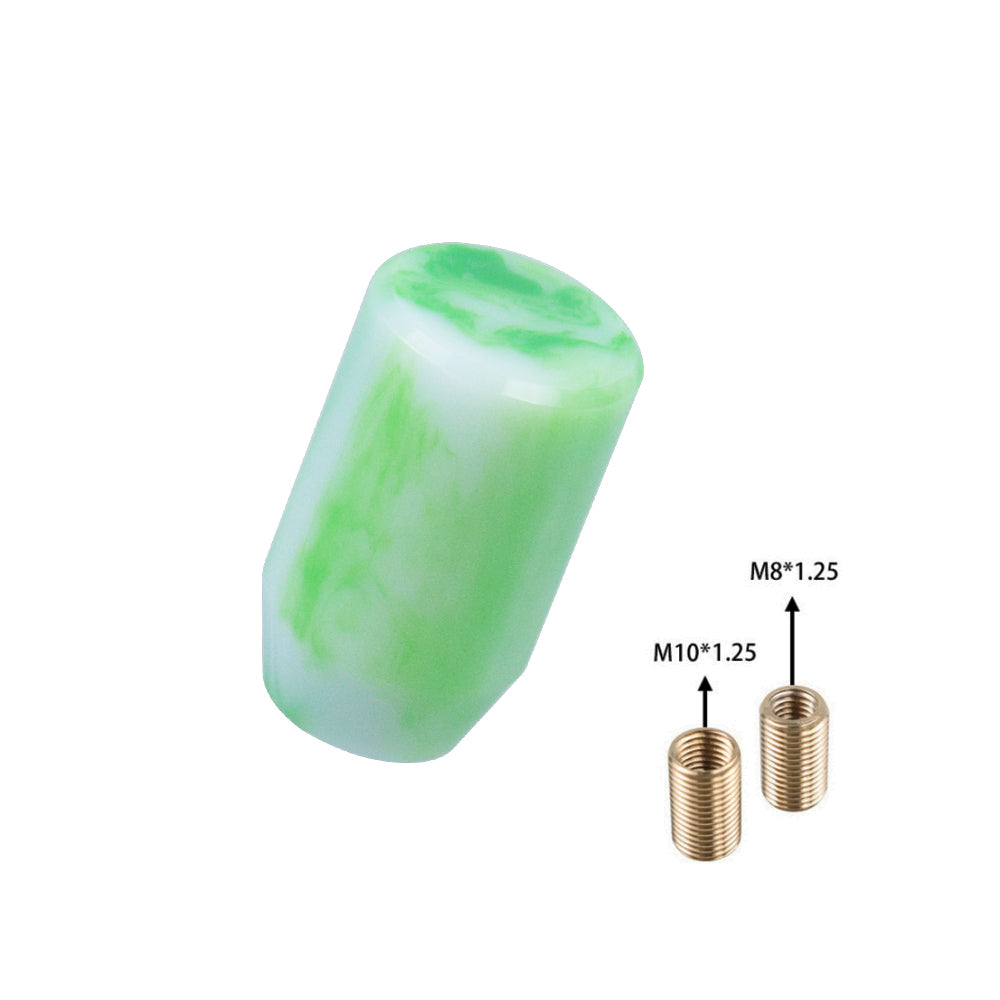 Brand New JDM Universal Green 6CM Marble Style Stick Manual Gear Shift Knob Shifter M8 M10 M12