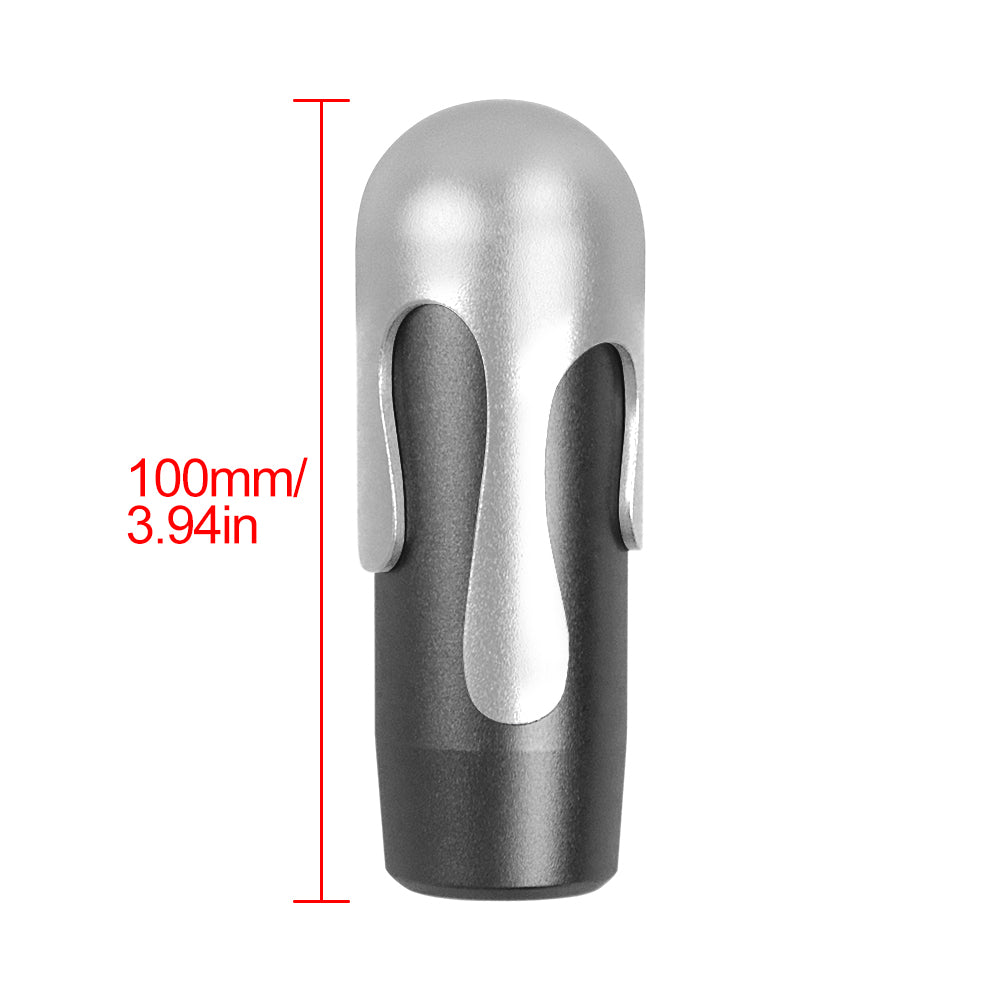 Brand New Universal Ice Cream Aluminum Black Silver Manual Car Gear Shift Knob Stick Shifter M8 M10 M12