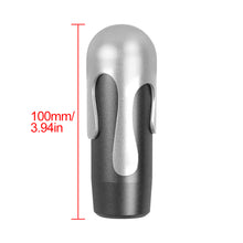 Load image into Gallery viewer, Brand New Universal Ice Cream Aluminum Black Silver Manual Car Gear Shift Knob Stick Shifter M8 M10 M12