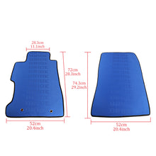 Load image into Gallery viewer, BRAND NEW 2012-2015 Honda Civic Bride Fabric Blue Custom Fit Floor Mats Interior Carpets LHD