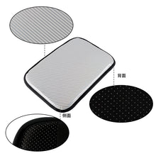 Load image into Gallery viewer, BRAND NEW UNIVERSAL CARBON FIBER SILVER Car Center Console Armrest Cushion Mat Pad Cover