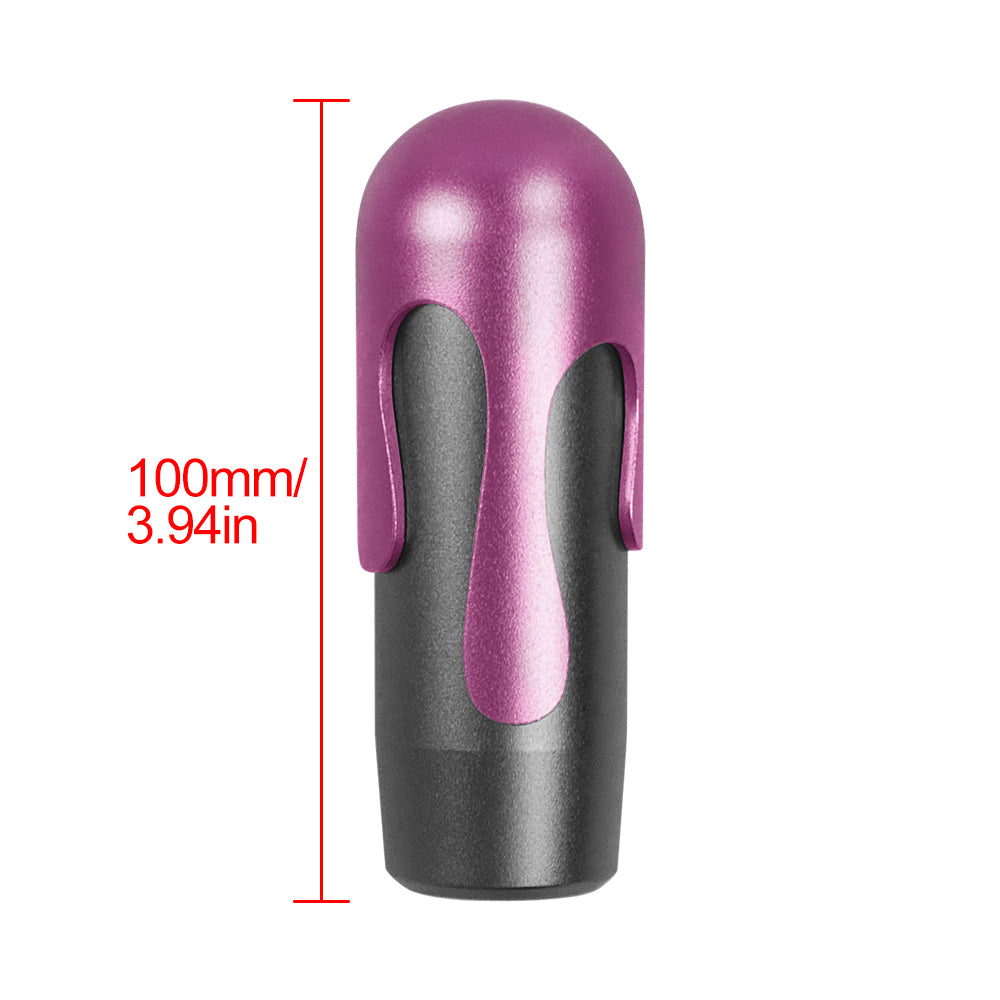 Brand New Universal Ice Cream Aluminum Black Hot Pink Manual Car Gear Shift Knob Stick Shifter M8 M10 M12