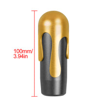 Load image into Gallery viewer, Brand New Universal Ice Cream Aluminum Black Gold Manual Car Gear Shift Knob Stick Shifter M8 M10 M12