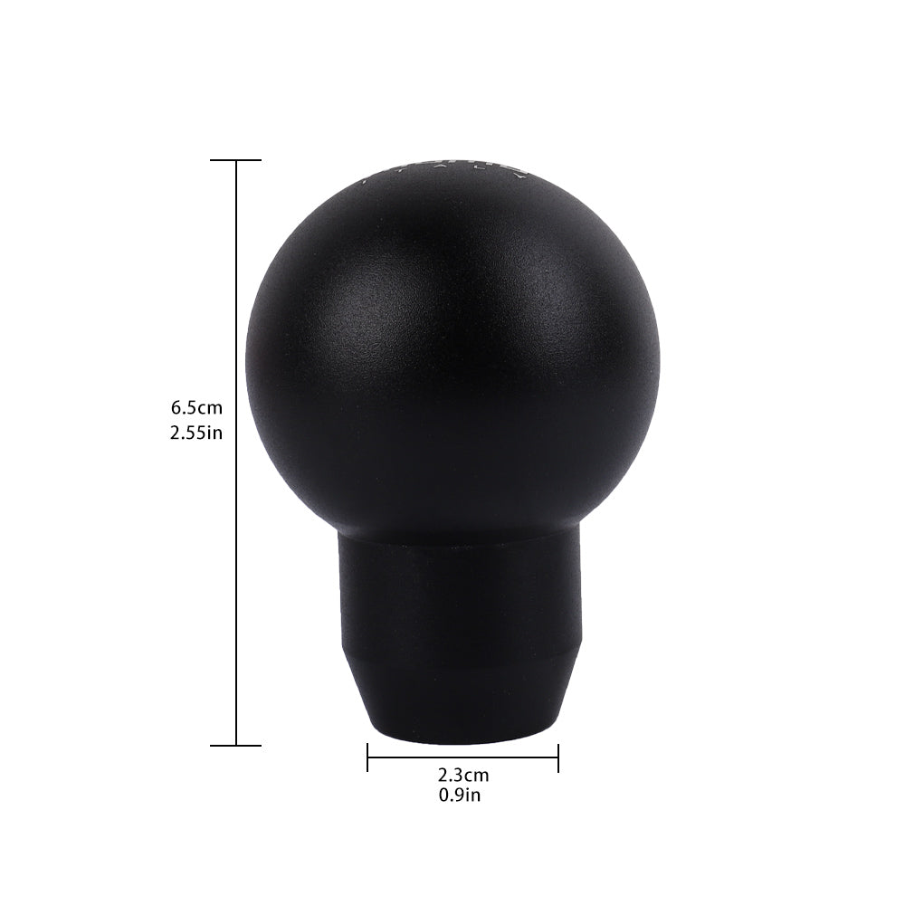 BRAND NEW UNIVERSAL MOMO Racing Universal Black Aluminum Round Shift Knob Lever Knob M8 M10 M12