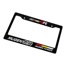 Load image into Gallery viewer, Brand New Universal 1PCS MUGEN RR ABS Plastic Black License Plate Frame Cover