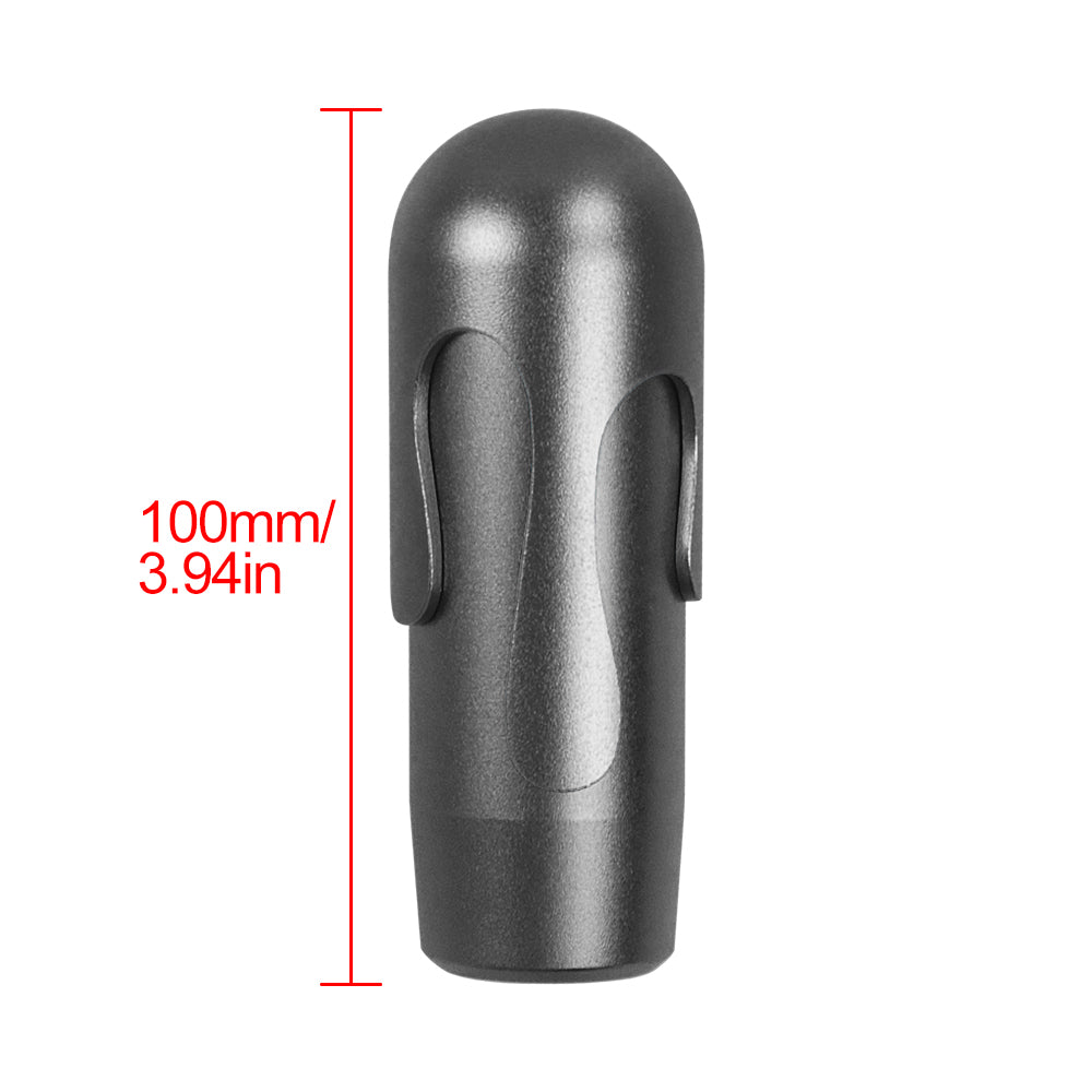 Brand New Universal Ice Cream Aluminum Black Black Manual Car Gear Shift Knob Stick Shifter M8 M10 M12