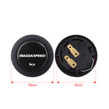 Brand New Universal Mazdaspeed Car Horn Button Black Steering Wheel Center Cap