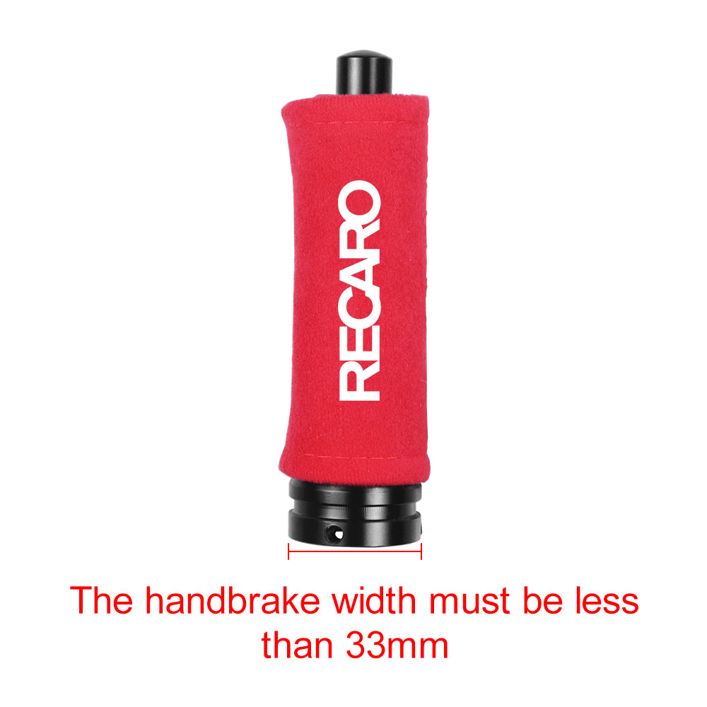 BRAND NEW UNIVERSAL JDM Recaro Red Suede Car Handbrake Handle Cover Handle Racing