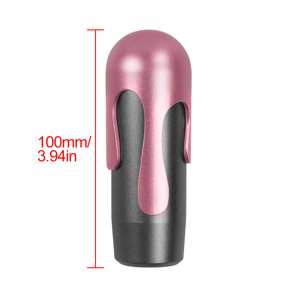 Brand New Universal Ice Cream Aluminum Black Pink Manual Car Gear Shift Knob Stick Shifter M8 M10 M12