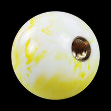 Load image into Gallery viewer, Brand New Universal Mix Pearl White/Yellow Round Ball Shift Knob Car Gear MT Manual Shifter M8 M10 M12