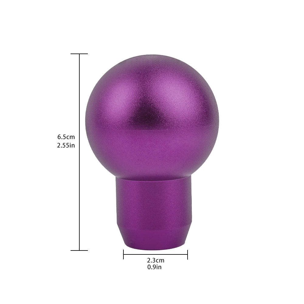 BRAND NEW UNIVERSAL MOMO Racing Universal Purple Aluminum Round Shift Knob Lever Knob M8 M10 M12