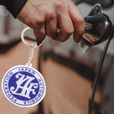 BRAND NEW BLUE JAF JAPAN AUTOMOBILE FEDERATION KEYCHAIN JDM Racing Car Styling Keychain Drift Key Phone Holder