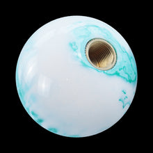 Load image into Gallery viewer, Brand New Universal Mix Pearl White/Teal Round Ball Shift Knob Car Gear MT Manual Shifter M8 M10 M12