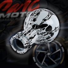 Load image into Gallery viewer, Brand New JDM Skull Stickerbomb V1 Design Universal Round Ball Car Racing Shift Knob Manual Gear Shift Knob Shifter M12 M10 M8