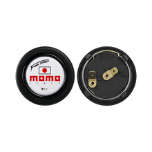 Load image into Gallery viewer, Brand New Universal Momo Car Horn Button Black Steering Wheel Center Cap W/Packaging