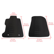 Load image into Gallery viewer, BRAND NEW 2006-2011 Honda Civic Bride Fabric Black Custom Fit Floor Mats Interior Carpets LHD