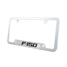 Load image into Gallery viewer, Brand New Universal 1PCS F-150 Silver Metal License Plate Frame