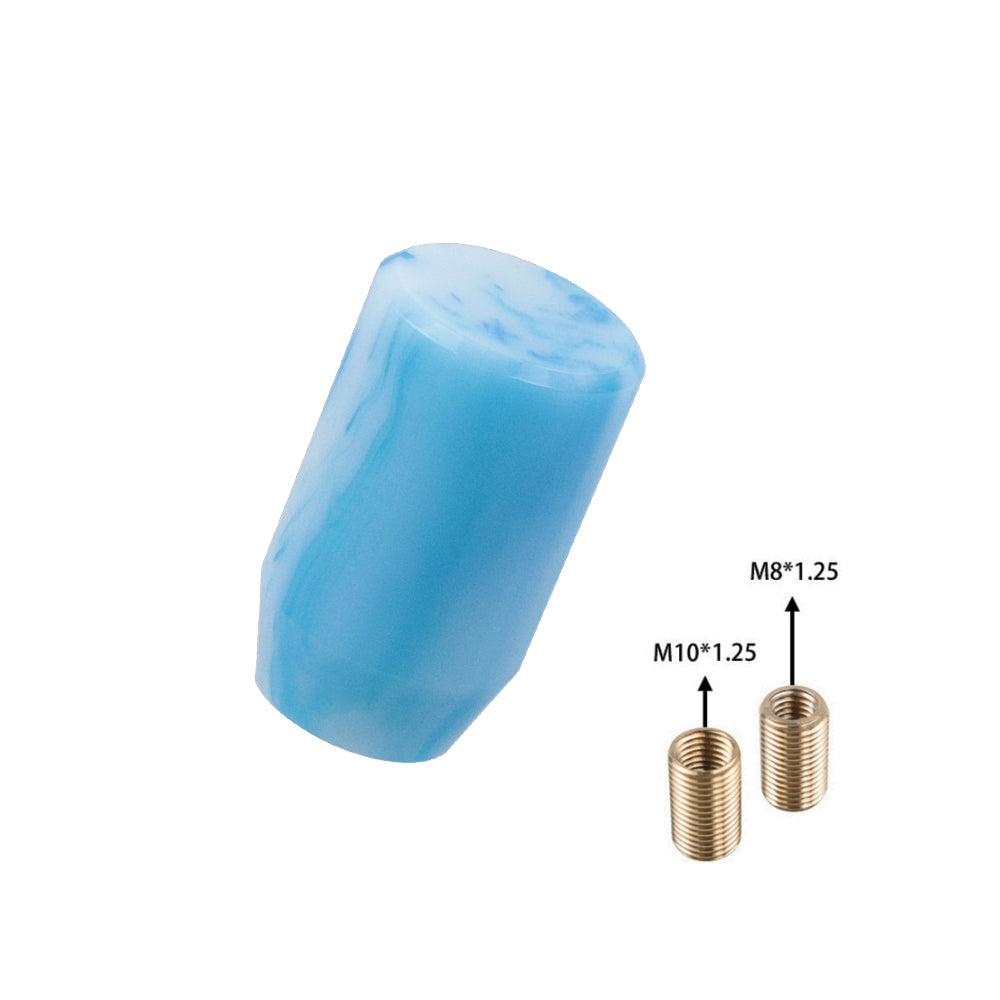 Brand New JDM Universal Blue 6CM Marble Style Stick Manual Gear Shift Knob Shifter M8 M10 M12