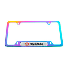 Load image into Gallery viewer, Brand New Universal 1PCS Mazda Neo Chrome Metal License Plate Frame