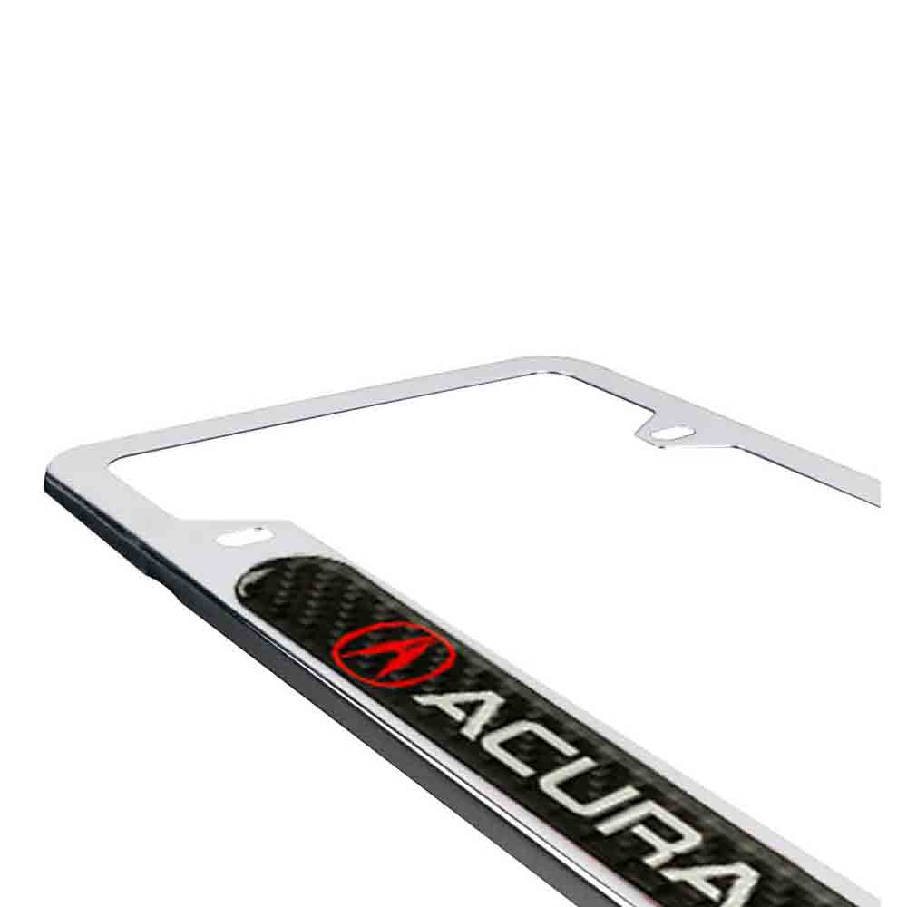 Brand New Universal 1PCS ACURA Chrome Metal License Plate Frame