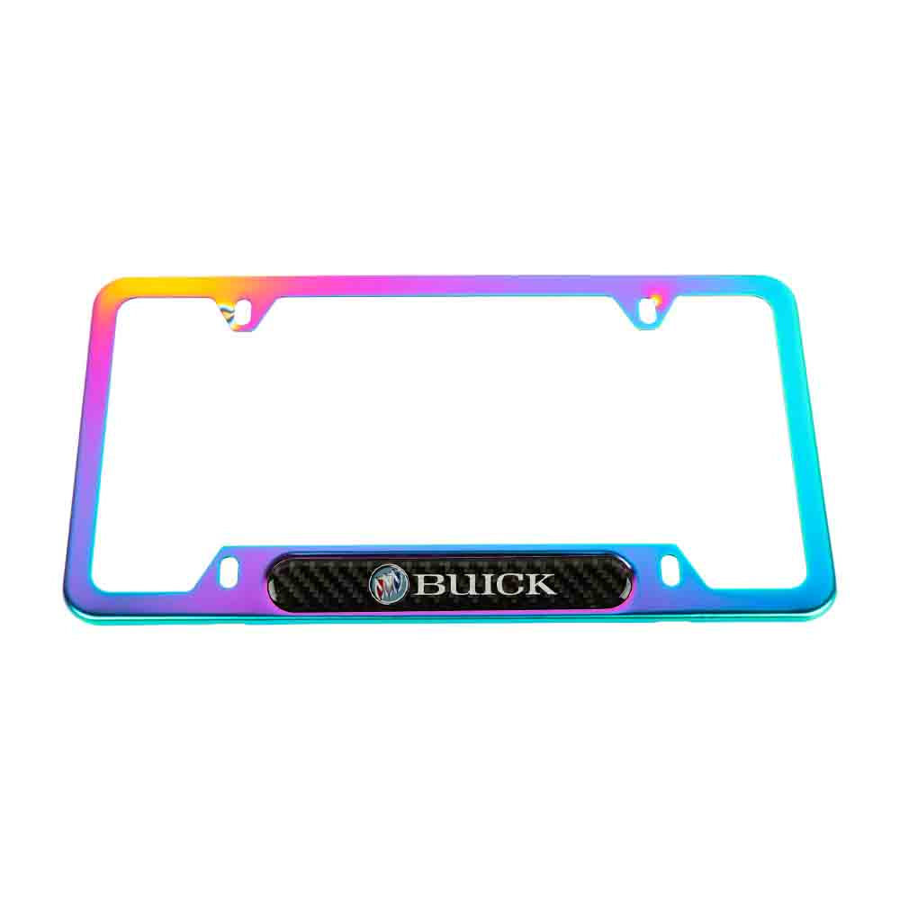 Brand New Universal 1PCS Buick Neo Chrome Metal License Plate Frame