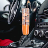 Brand New Universal 150mm Sakura Orange Glitter Rose Flowers Manual Car Gear Stick Shift Knob M8 M10 M12