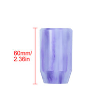 Load image into Gallery viewer, Brand New JDM Universal Purple 6CM Marble Style Stick Manual Gear Shift Knob Shifter M8 M10 M12