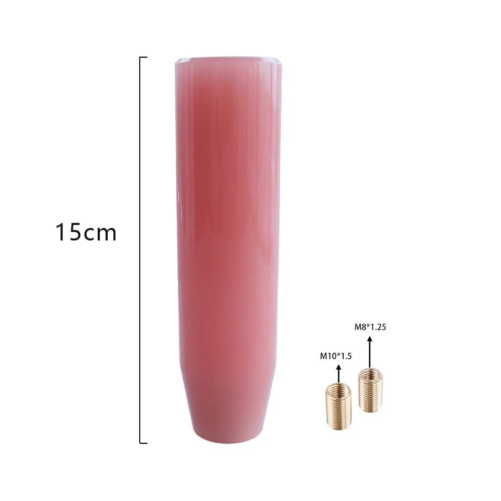 Brand New 15CM JDM Glow in the Dark Red Manual Car Gear Long Stick Shift Knob Shifter M8 M10 M12