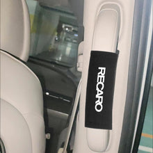 Load image into Gallery viewer, BRAND NEW UNIVERSAL JDM Recaro Black Suede Roof Safety Handle Ceiling Handrail Cover Pull Handle Racing