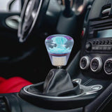 BRAND NEW JDM 50MM Universal Diamond Flower Blue Crystal Manual Gear Stick Shift Knob Shifter M8 M10 M12