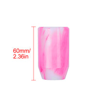 Load image into Gallery viewer, Brand New JDM Universal Pink 6CM Marble Style Stick Manual Gear Shift Knob Shifter M8 M10 M12