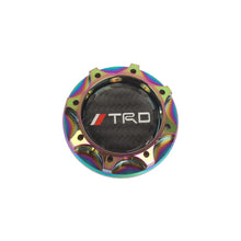 Load image into Gallery viewer, Brand New Toyota TRD Real Carbon Fiber Sticker ALUMNIUM Neo Chrome Billet Engine Oil FILLER Cap