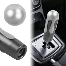 Load image into Gallery viewer, Brand New Universal Ice Cream Aluminum Black Silver Manual Car Gear Shift Knob Stick Shifter M8 M10 M12