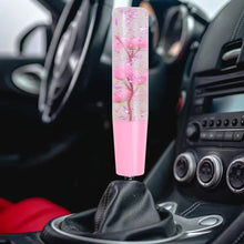 Load image into Gallery viewer, Brand New Universal 200mm Sakura Pink Glitter Rose Flowers Manual Car Gear Stick Shift Knob M8 M10 M12