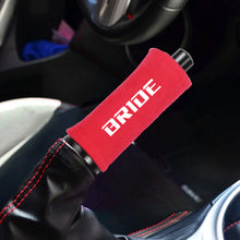 Load image into Gallery viewer, BRAND NEW UNIVERSAL JDM Bride Red Suede Car Handbrake Handle Cover Handle Racing