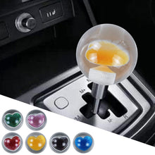 Load image into Gallery viewer, Brand New Universal Round Ball Heart Yellow Crystal Clear Manual Gear Shift Knob Shifter M8 M10 M12