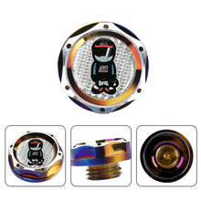 Load image into Gallery viewer, Brand New Jdm Mugen Racer Burnt Blue Engine Oil Cap With Real Carbon Fiber Mugen Racer Sticker Emblem For Honda / Acura