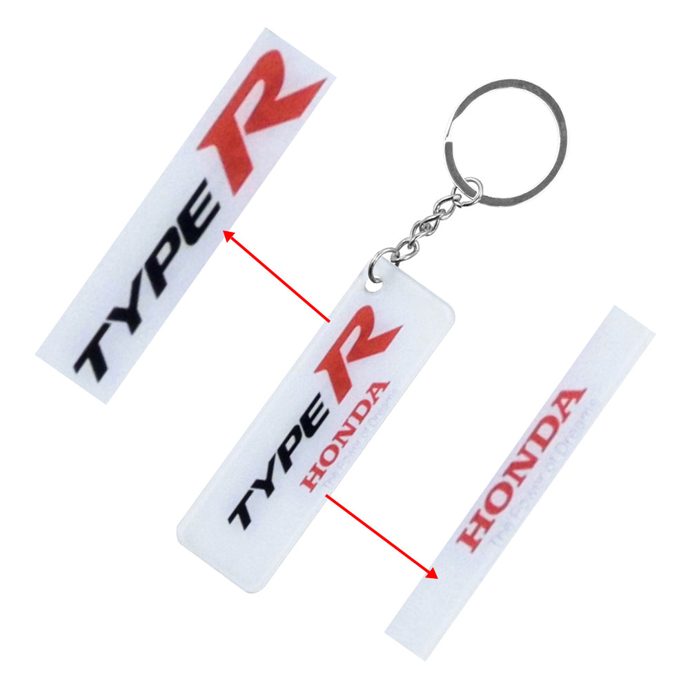 BRAND NEW TYPE R HONDA RACING JDM Racing Car Styling Keychain Drift Key Phone Holder