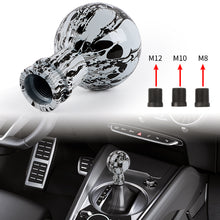 Load image into Gallery viewer, Brand New JDM Skull Stickerbomb V1 Design Universal Round Ball Car Racing Shift Knob Manual Gear Shift Knob Shifter M12 M10 M8