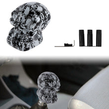 Load image into Gallery viewer, Brand New Universal V1 Skull Head Style Design Car Manual Stick Shifter Gear Shift Knob M8 M10 M12