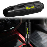 Brand New Universal Momo Carbon Aluminum Automatic Stick Gear Shift Knob Lever Shifter