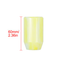 Load image into Gallery viewer, Brand New JDM Universal Yellow 6CM Marble Style Stick Manual Gear Shift Knob Shifter M8 M10 M12